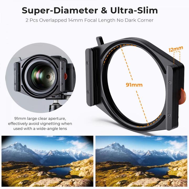Produktbild K&F Concept Concept X-Pro Square Filter Houder + 95mm CPL