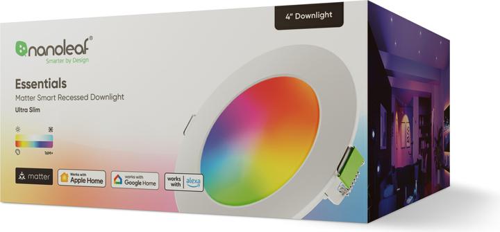 Actual product image Nanoleaf Essentials Matter Smart Recessed Luminaire (450 lm)