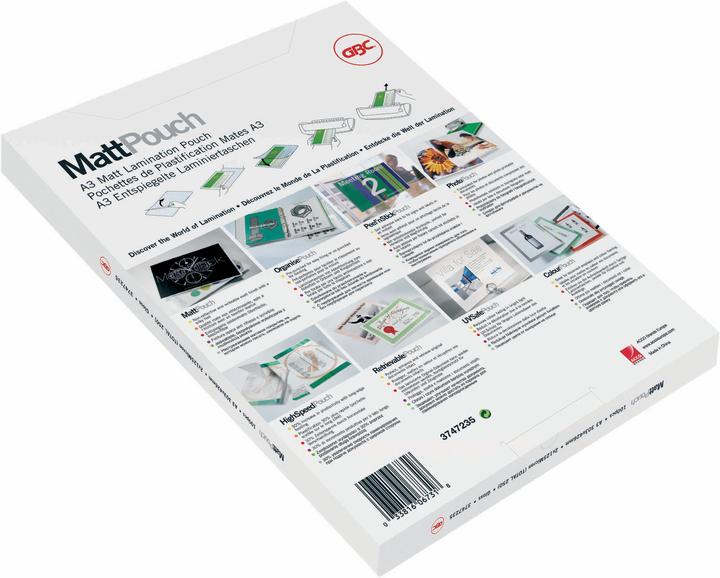 Image du produit GBC Feuille de plastification (A4, 100 pièce(s), 75 µm)