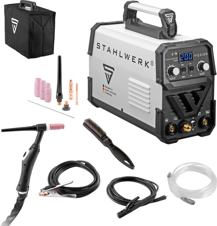 Produktbild Stahlwerk Schweissgerät DC WIG 200 ST IGBT mit 200 Ampere und MMA E-Hand