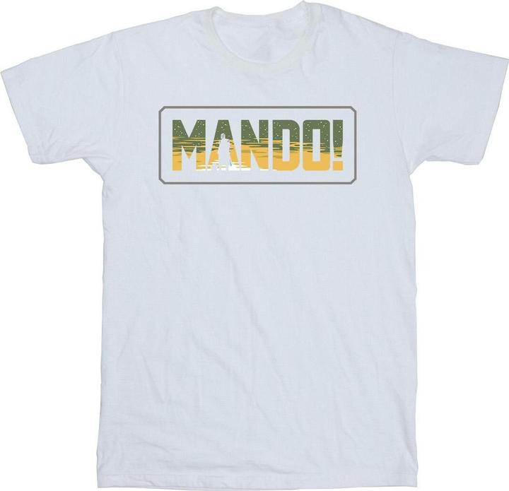 Immagine prodotto Star Wars The Mandalorian Mando Cutout Maglietta Uomo (3XL)