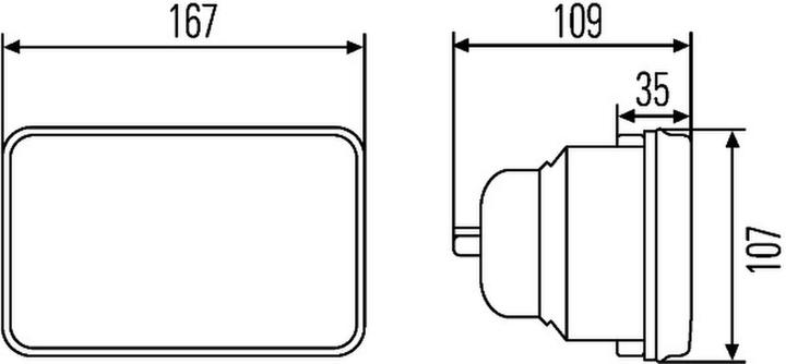 Immagine prodotto Hella Inserto faro alogeno per AEBI FAUN CASE IH KOMATSU BLUEBIRD