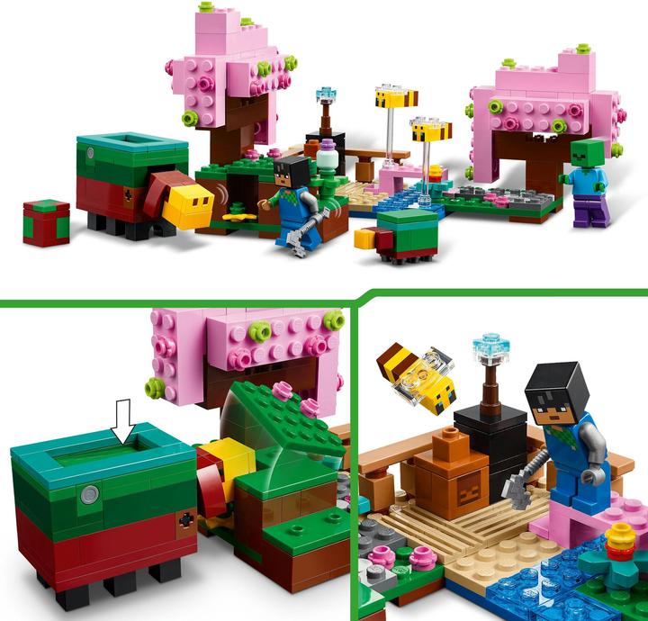 Actual product image LEGO The cherry blossom garden (21260, LEGO Minecraft)