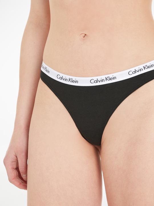 Produktbild Calvin Klein String schwarz (S, 3er Pack)