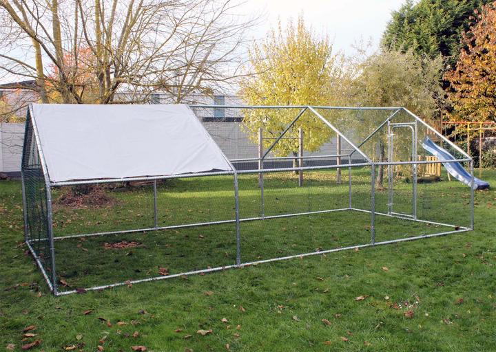 Actual product image Wiltec Free-range enclosure 6x3x2m outdoor enclosure aviary chicken coop small animal enclosure