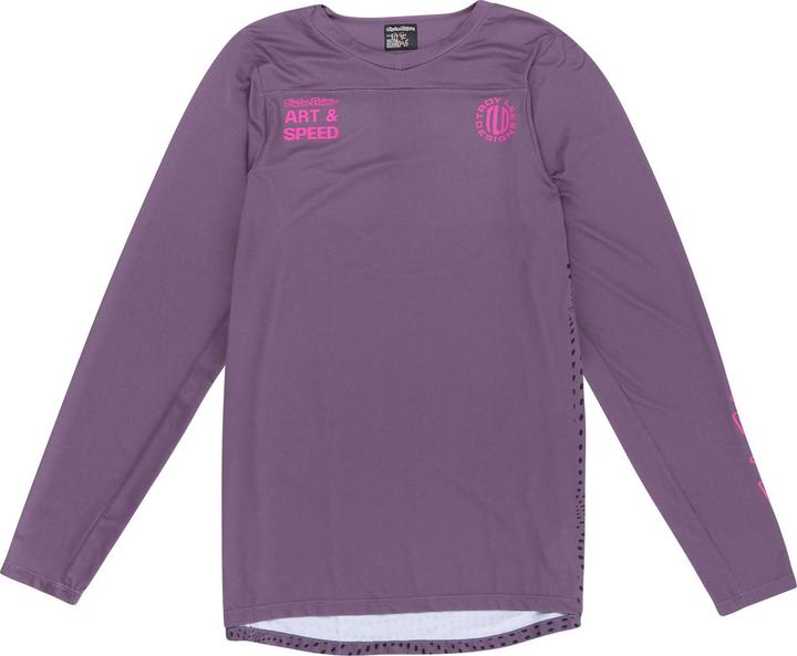 Troy Lee Designs Skyline LS Jersey, Radioscape, deep purple, L (L)