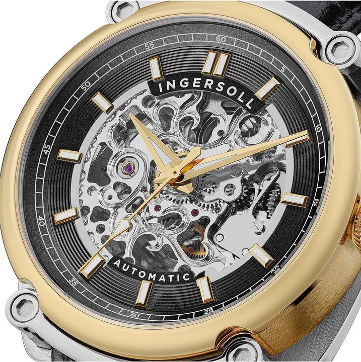 Produktbild Ingersoll 1892 Ingersoll I13301 The Michigan Automatik Herrenuhr 45mm 5ATM (Skeleton-Uhr, 45 mm)