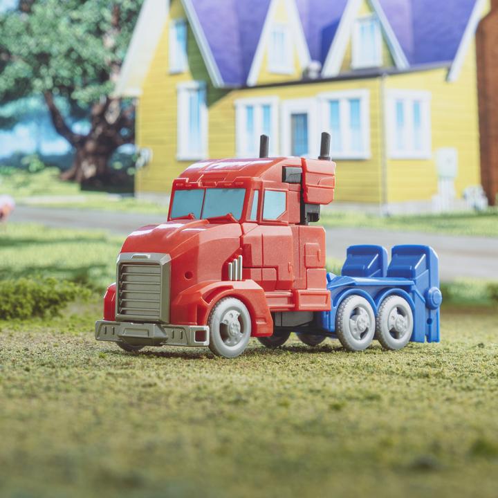 Actual product image Hasbro Transformers EarthSpark Warrior Class Optimus Prime toy