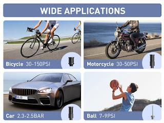Actual product image Cycplus Air pump A2