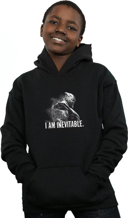 Actual product image Boys Avengers Endgame I Am Inevitable Hoodie (116)