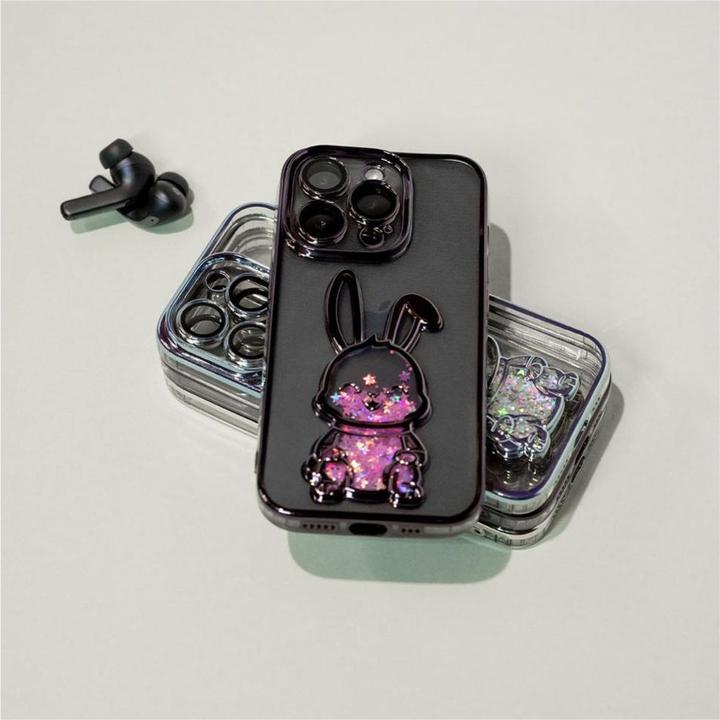 Immagine prodotto iLike iPhone 14 Pro Custodia in silicone stampa desiderio coniglio (Apple iPhone 14 Pro)
