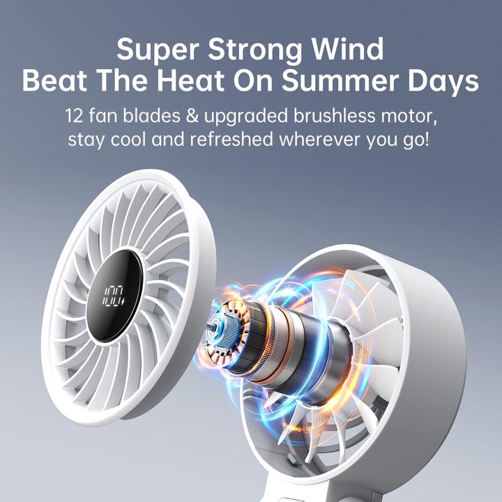 Produktbild Jisulife Handheld Fan Life7 (5000mAh) white