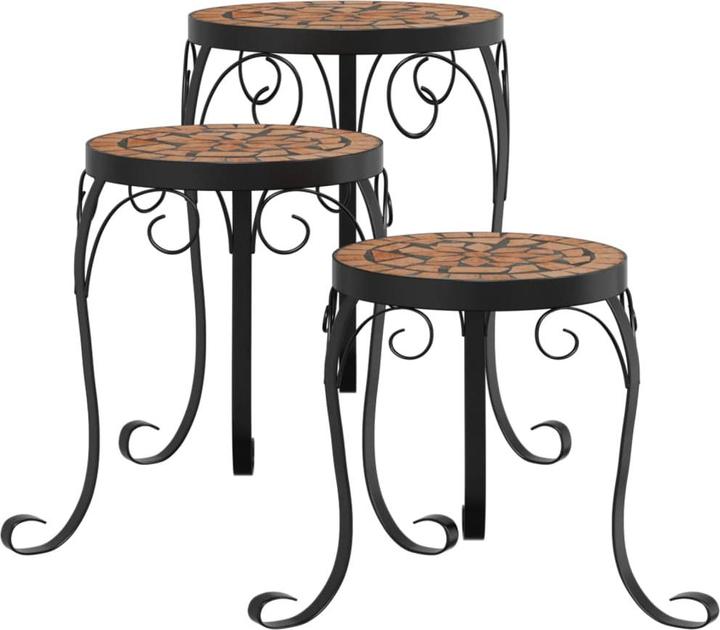Actual product image VidaXL Pflanzenständer 3 Stk. Keramik