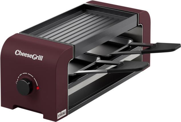 Produktbild Stöckli Racletteofen für 2 Personen CHEESEGRILL rot