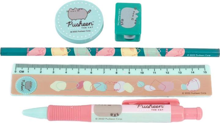 Produktbild Pusheen SchreibwarenSet 5erPack (Pastell-rosa, Pastellgrün, 5 x)