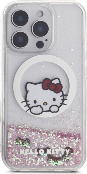 Produktbild Hello Kitty HKHMP16XLSWKH iPhone 16 Pro Max 6.9" biały/white hardcase Liquid Glitter Sweet Kitty B (Apple iPhone 16 Pro Max)