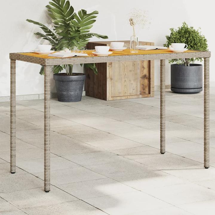 Actual product image VidaXL Garden table with top 115 x 54 x 74 cm (115 cm)
