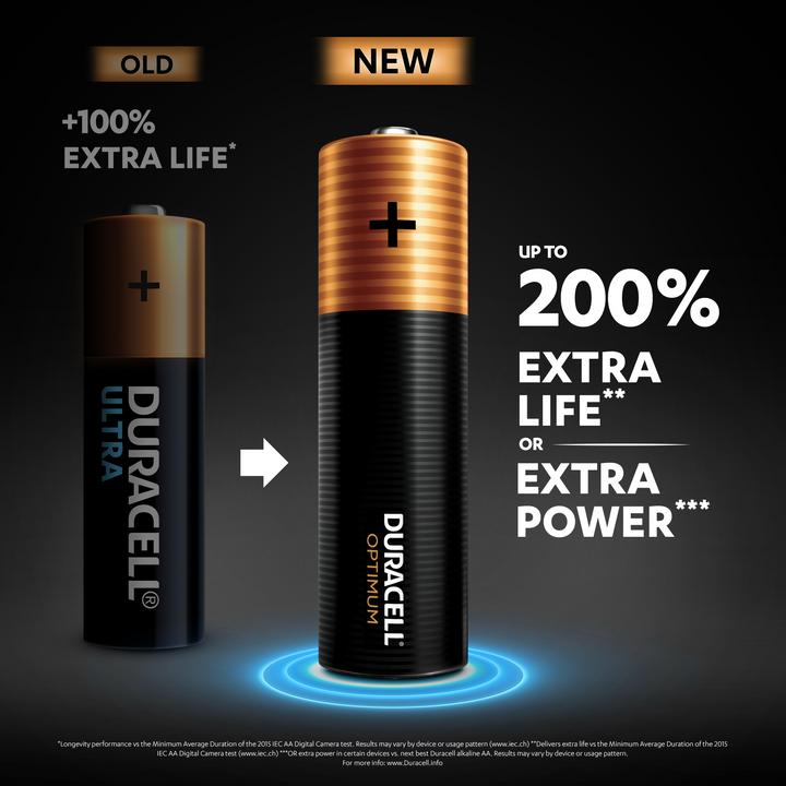 Produktbild Duracell Optimum (8 Stk., AA)