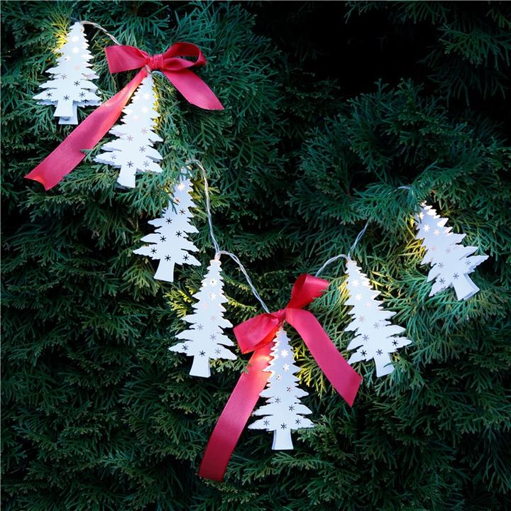 Produktbild Goobay 10er LED-Lichterkette "Tannenbaum" (1.30 m)
