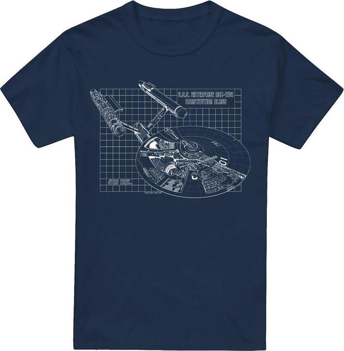 Actual product image Mens Enterprise Print T-Shirt (XXL)