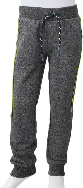 Actual product image VidaXL Children's tracksuit bottoms grey melange 92,Material: 80 (92)