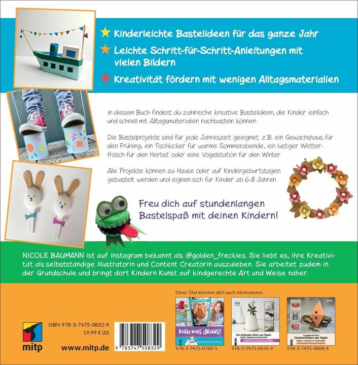 Produktbild Coole Bastelideen für Kids (Deutsch, Nicole Baumann, 2024)