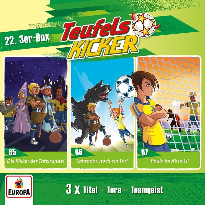 Immagine prodotto Die Teufelskicker - 22 Box (F65,66,67) (Calciatore del diavolo, Tedesco)