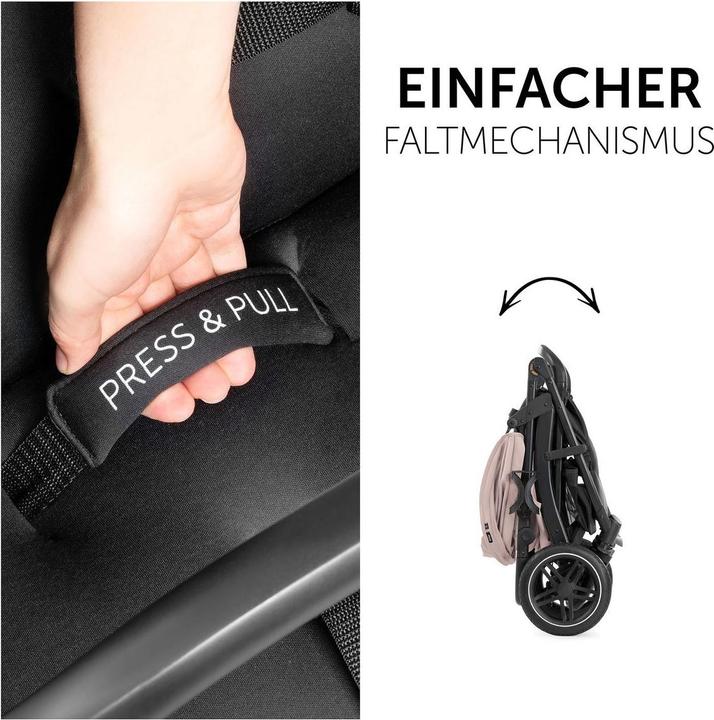 Actual product image Hauck Buggys & Sportwagen Buggy Rapid 4D (bis 25 kg) - XL Verdeck &
