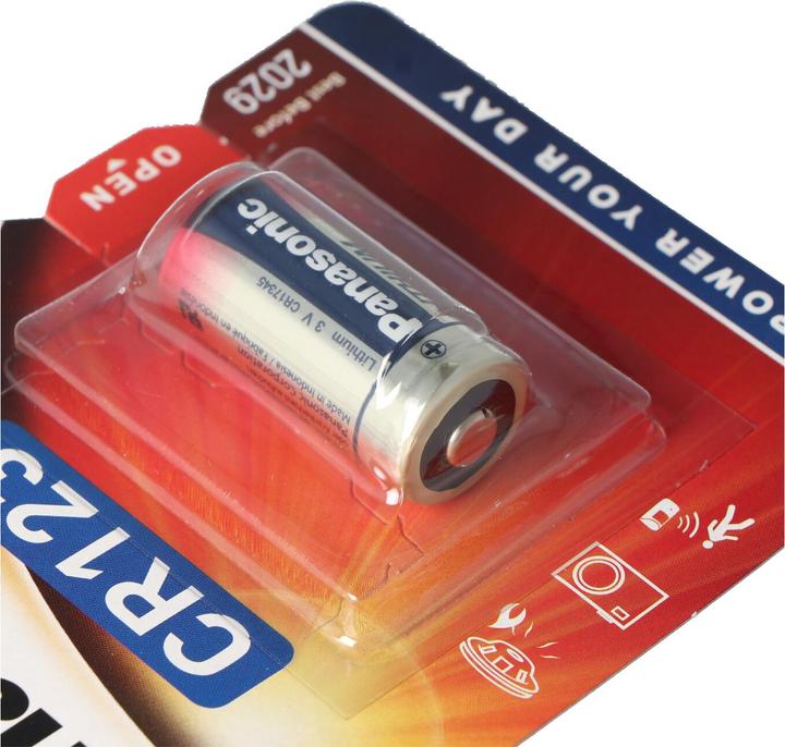 Actual product image Panasonic Photo Lithium (1 pcs., CR123A, 1400 mAh)