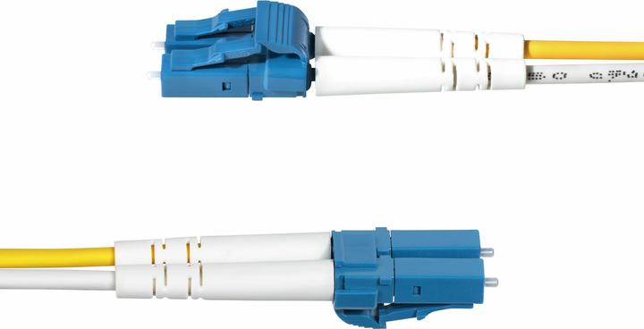 Produktbild StarTech com 50 Meter LWL Patchkabel LC LC (UPC) Singlemode OS2 Duplex, 9/125µm, 10Gbit, Biegeunempf (CAT6, 50 m)