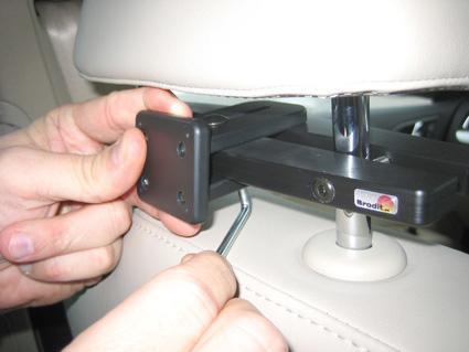 Actual product image Brodit Headrest mount - monitor mount for