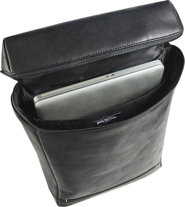 Produktbild Maverick urban classic lederen rugzak met laptopvak 15.6 zw