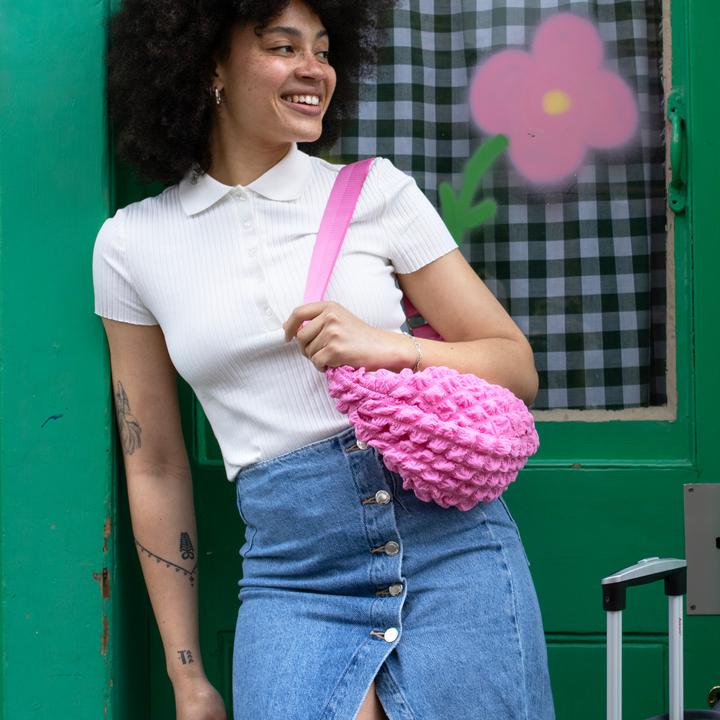 Actual product image Kind Bag Cross Body Bag Pink