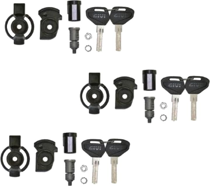 Givi Lock set 3-piece