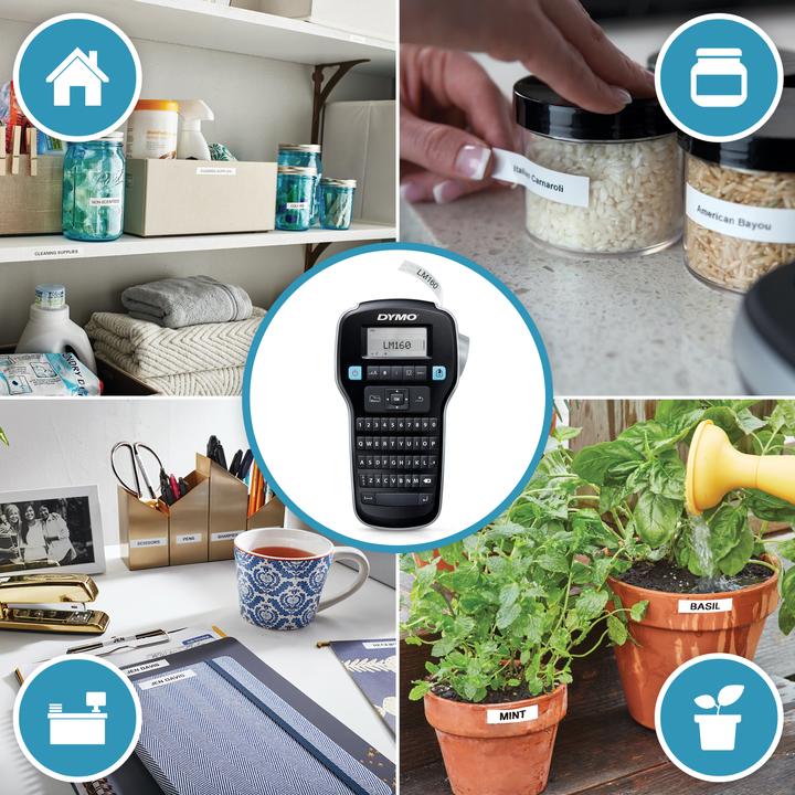 Produktbild Dymo LabelManager 160 Value Pack mit 3 D1-Bänder 12mm Qwerty