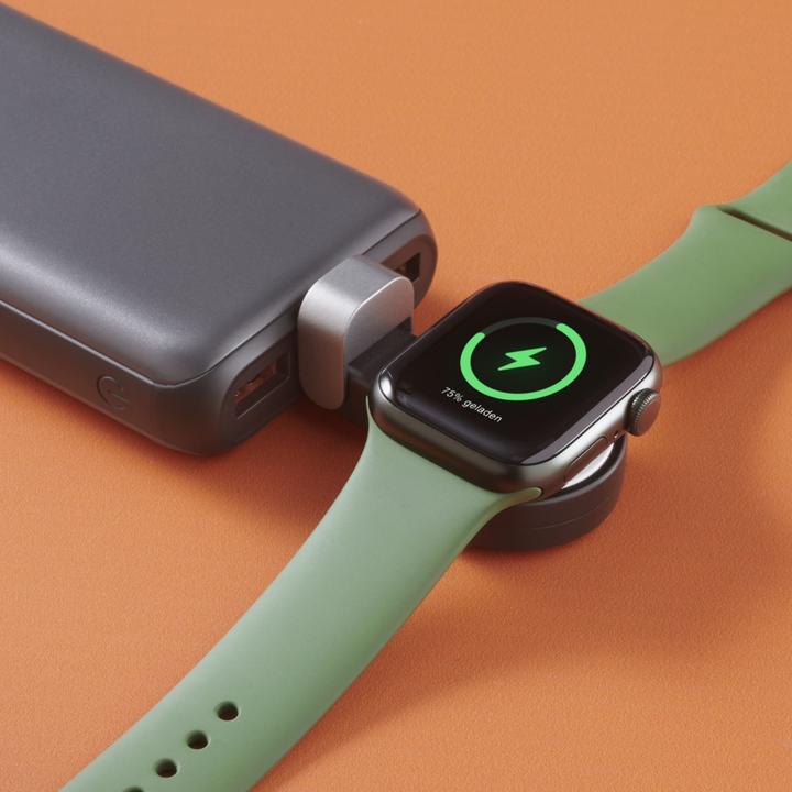 Produktbild Hama Apple Watch Ladegerät f. kabelloses Laden, USB-C-Ladestation magnetisch, SW (5 W)