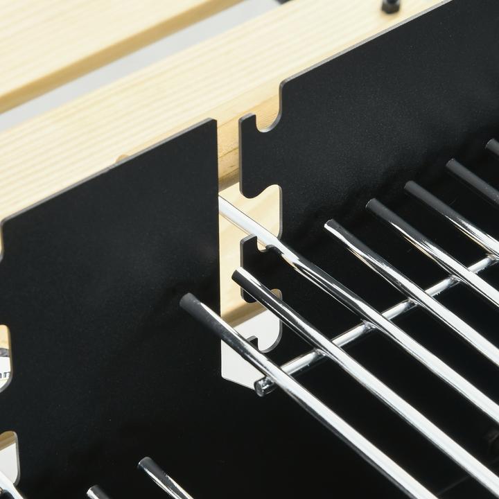 Produktbild Outsunny Holzkohlgrill mit höhenverstellbaren Grillrosten