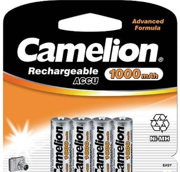 Camelion NH-AAA1000BP4 - Rechargeable battery - nickel metal hydride (NiMH) - 1.2 V - 4 (4 pcs., AAA, 1000 mAh)