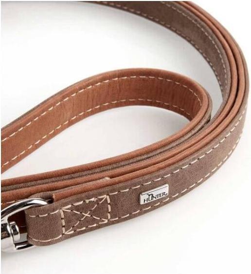Immagine prodotto Hunter guinzaglio in koleather Porto tobacco/cognac lungo e largo (M, Cane)