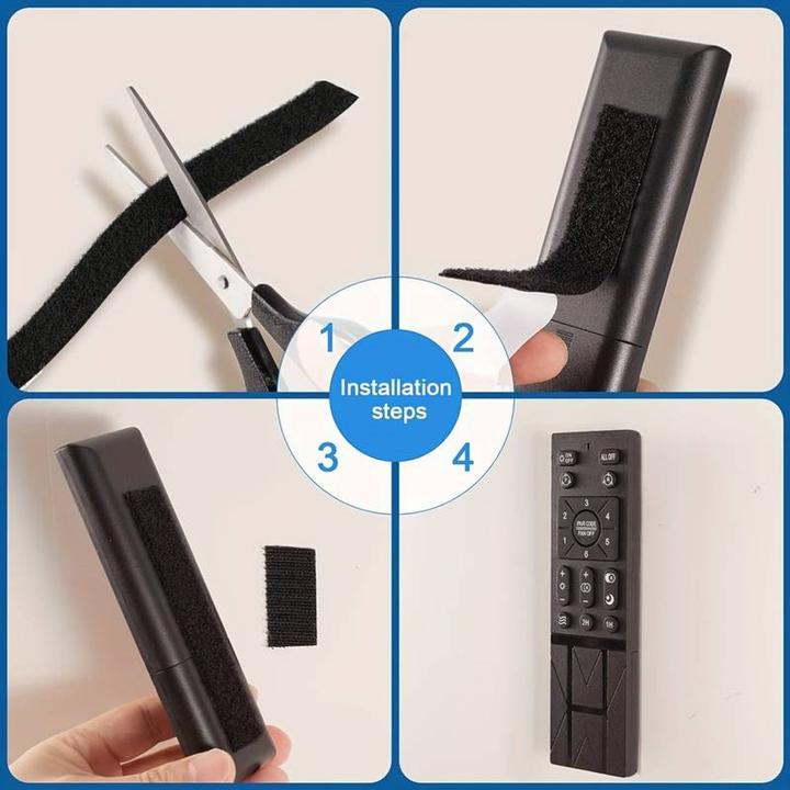 Produktbild König Design Klettband Set Hakenband + Flauschband selbstklebend extra stark Klettverschluss (50 mm)
