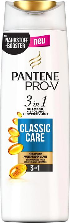 Pantene 3in1 Classic Care (250 ml, Liquid shampoo)