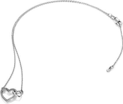 Produktbild Hot Diamonds Silver necklace with genuine diamond Flora DP731