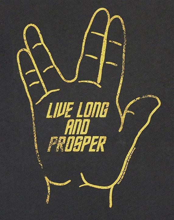 Immagine prodotto Junk Food Live Long And Prosper Maglietta Star Trek Uomo (S)