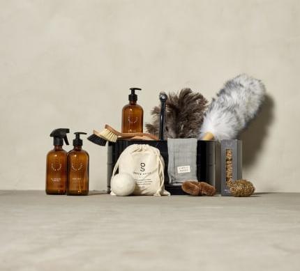 Produktbild Simple Goods L 23 cm - Bøgetrae/tampico fibre - Brun
