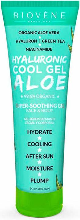 Image du produit Biovène Biovene Hyaluronic Cool Gel Aloe Ultra-Smoothing Gel For Body And Face 200Ml (Crème pour le corps, 200 ml)