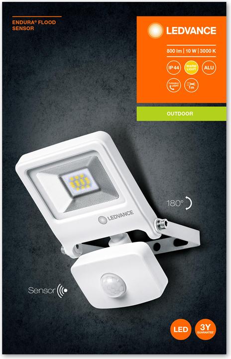 Actual product image Ledvance Endura Flood Sensor (800 lm, IP44)