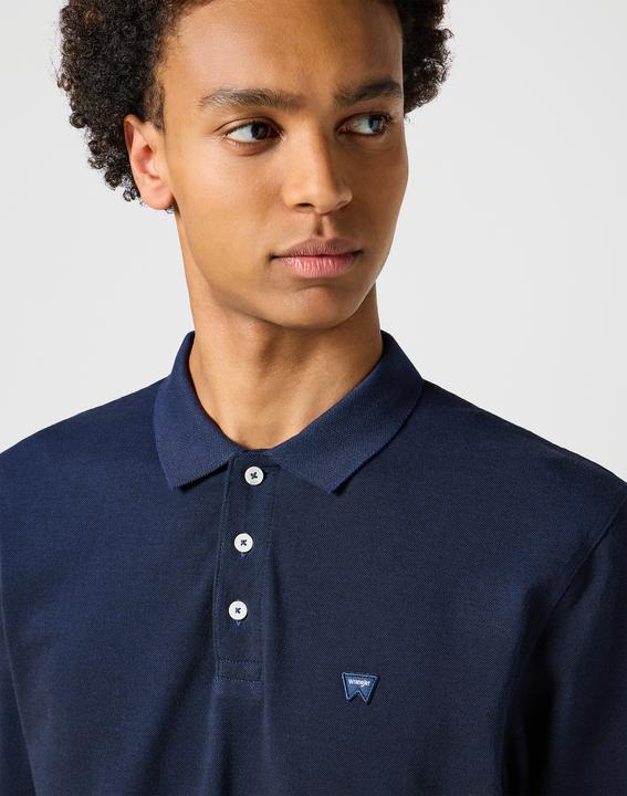 Produktbild Wrangler Langarmpolo Longsleeves Refined Polo (M)