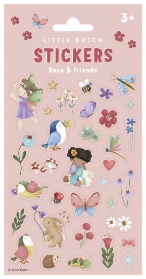 Produktbild Little Dutch Stickerset Rosa & Friends