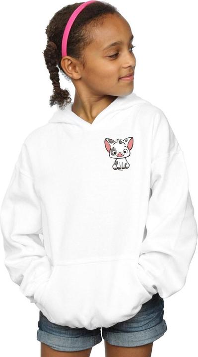 Produktbild Disney Moana Pua The Pig Breast Print Kapuzenpullover Mädchen (140, 146)