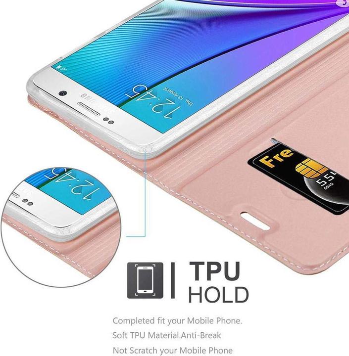 Actual product image Cadorabo Book Classy Style Cover (Samsung Galaxy Note 5)